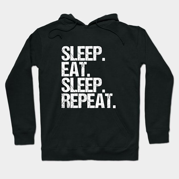 Sleep Eat Sleep Repeat Hoodie by hoopoe